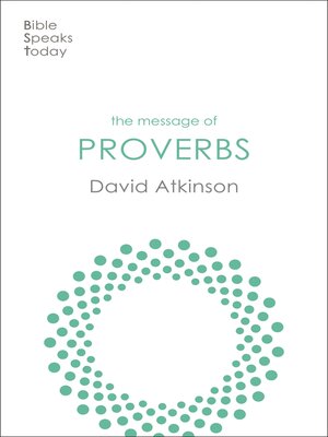 cover image of The Message of Proverbs